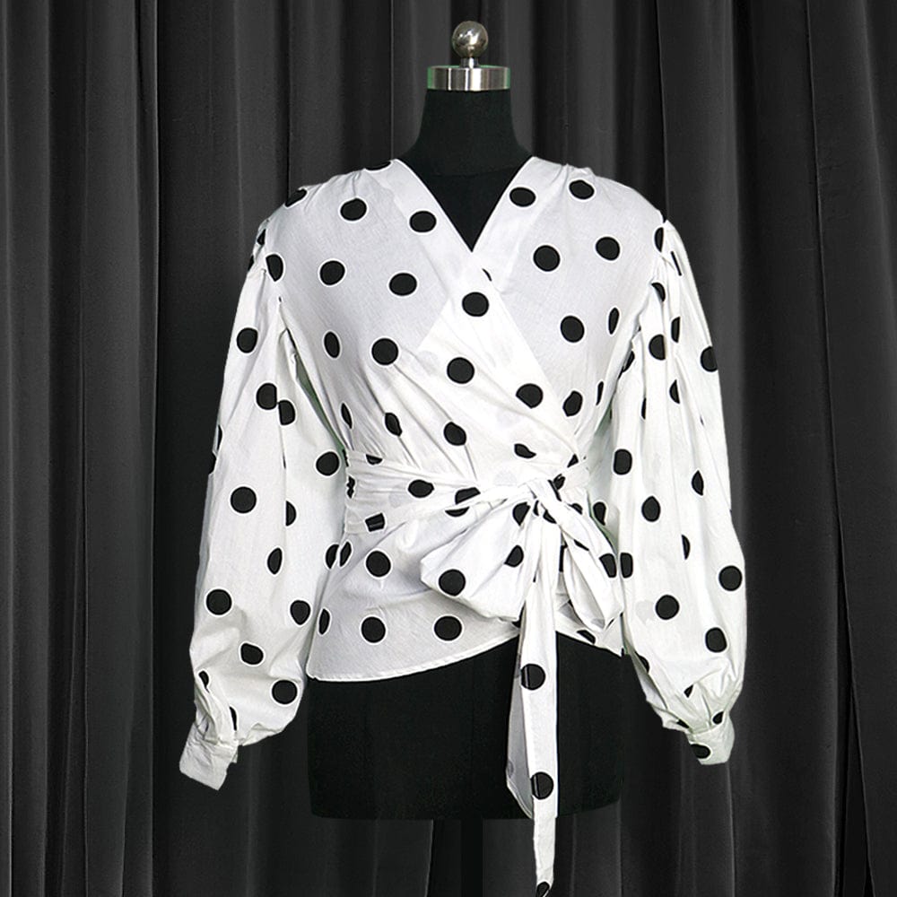 Women Shirts Floral Black Office Quality Clothes Collar Neck